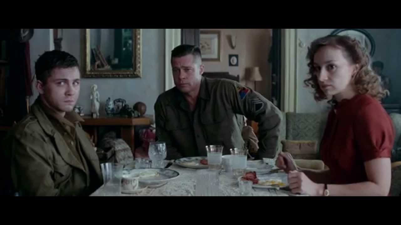 Fury (2014) - Diry Egg Scene, 