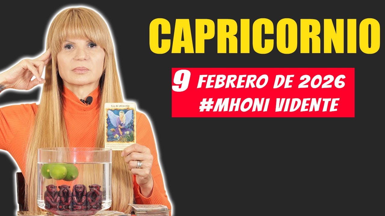 Horóscopo Capricornio 9 de Febrero ⚠️ LA PERSONA 
