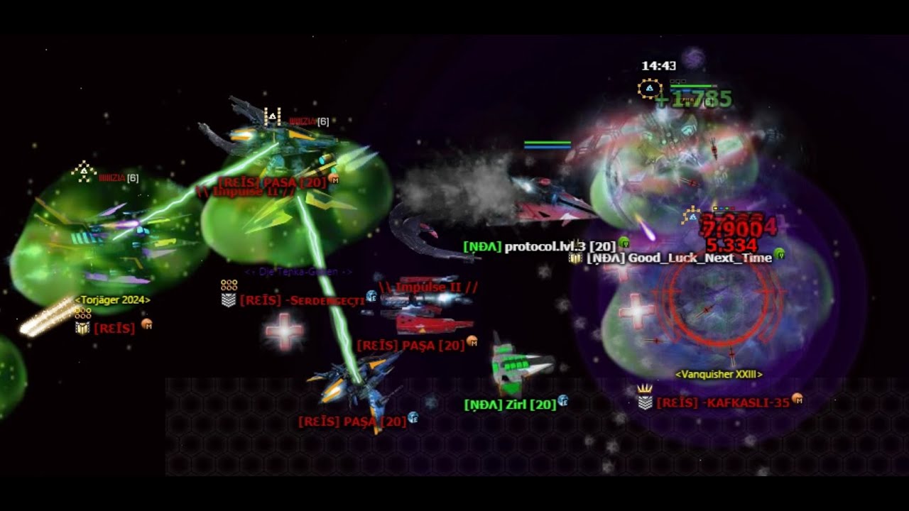 DarkOrbit - Orcus & Bastion VS Plus Ships