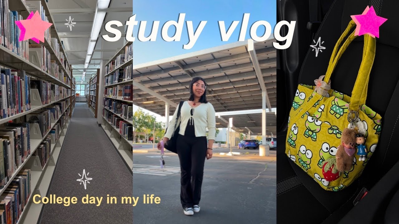 STUDY VLOG! 🌟 productive days in my life: studying, working, movies ￼+ cook with me 📚￼