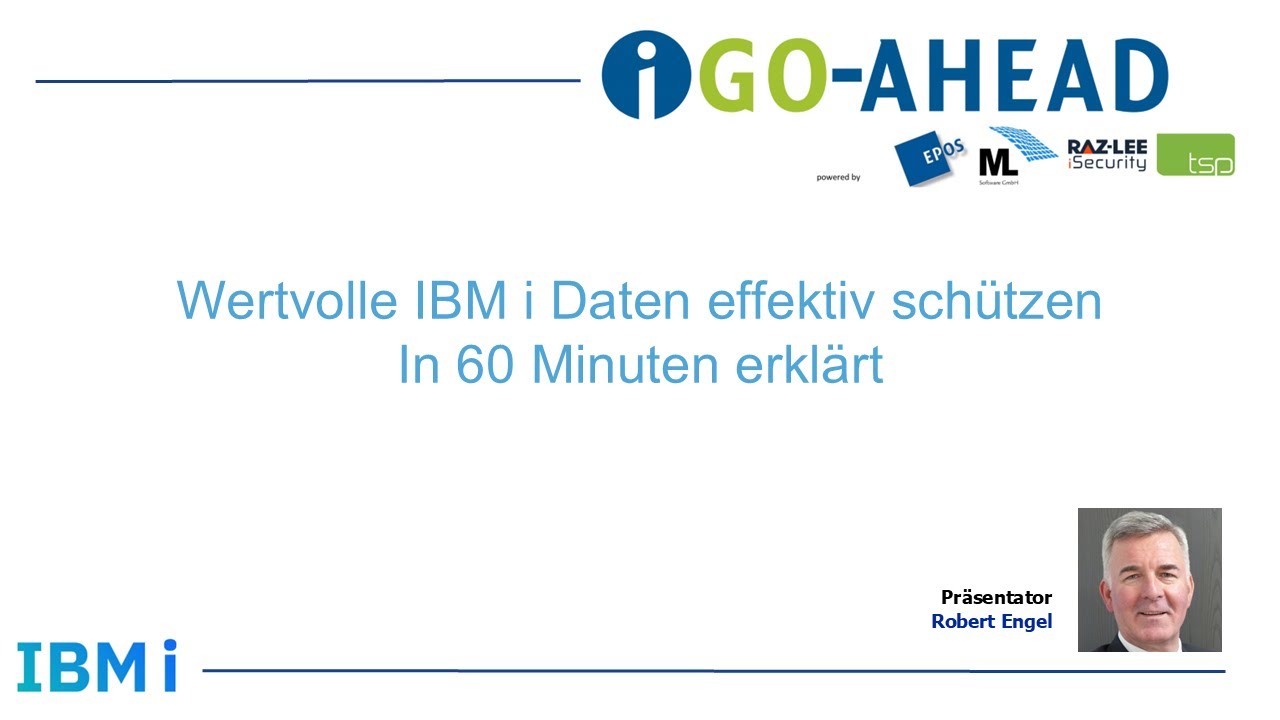 Wertvolle IBM i Daten effektiv sch&uuml;tzen &ndash; in 60 Minuten erkl&auml;rt