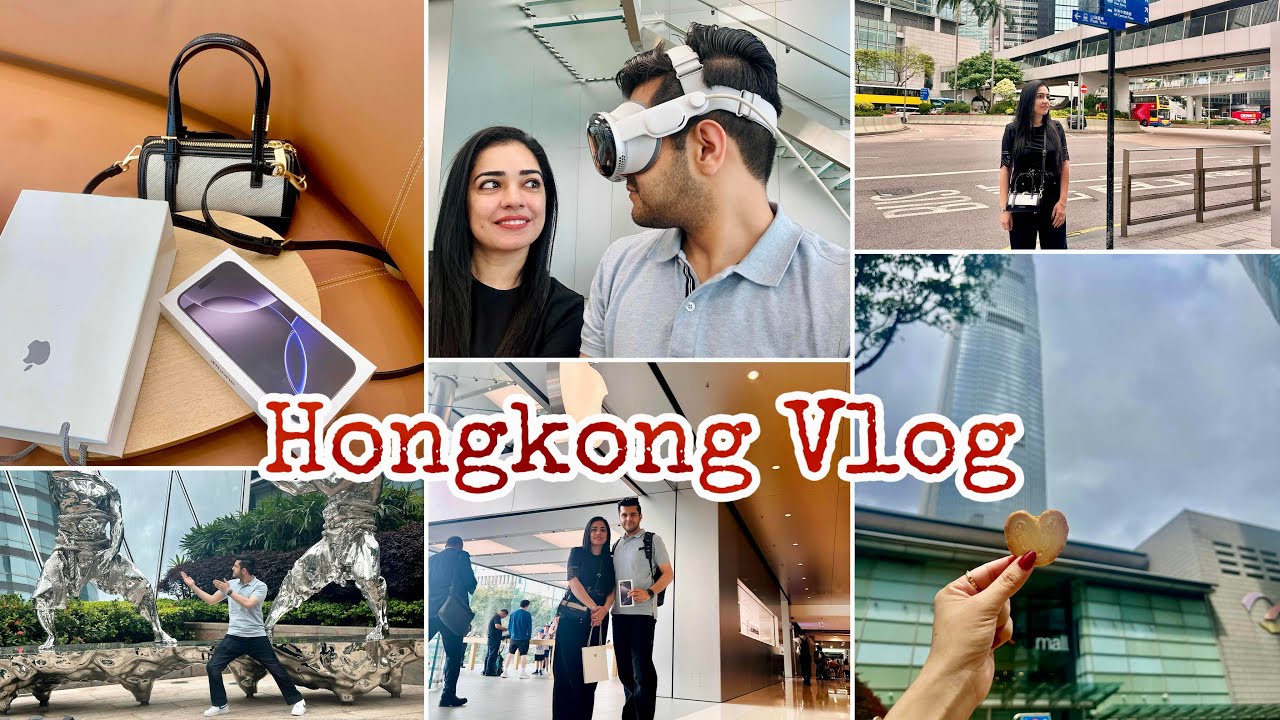 HONG KONG VLOG | I got a new phone ❤️ | IPhone 16 Pro Max | #travel #HongKong
