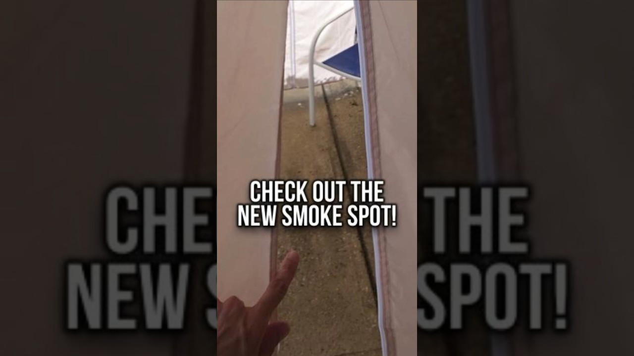 NEW SMOKE SPOT!! I Set Up A 