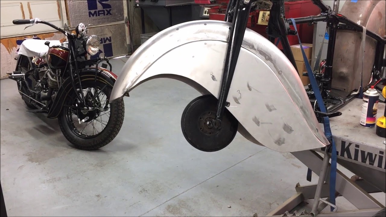 Kiwi Indian Motorcycles Front Fender Installation