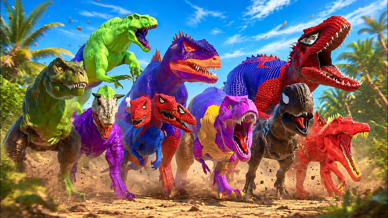 ALL Superheroes! | The world's Favorite Superheroes & Dinosaurs!