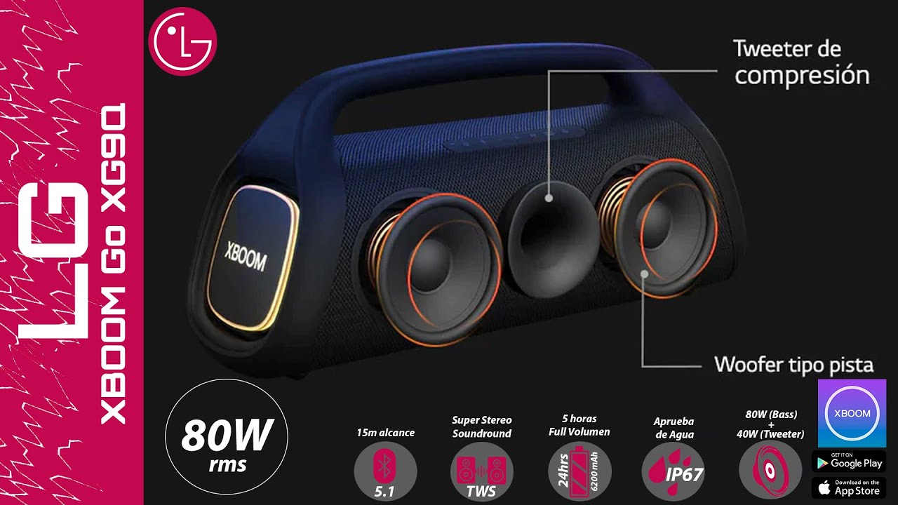 Unboxing Lg Xboom Go XG9QBK 80W