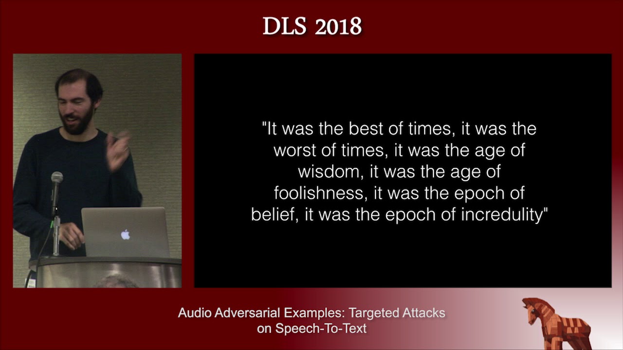 Audio Adversarial Examples: Targeted Attacks on Speech-to-Text