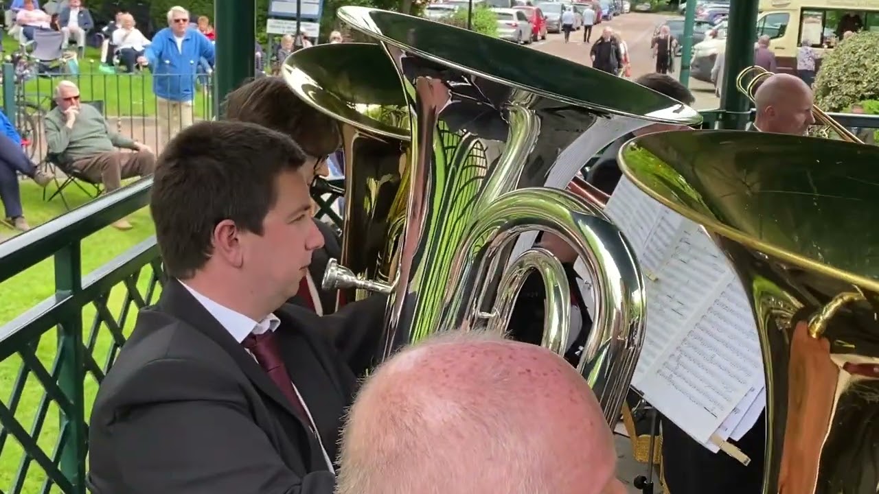 2 - Yorkshire Imperial Brass Band - Wetherby Bandstand 22nd May 2022  Festive Overture
