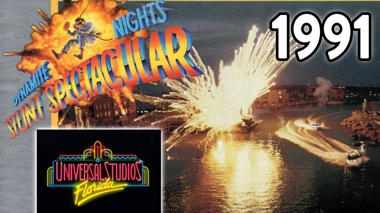 Dynamite Nights Stunt Spectacular Universal Studios Fl 1991 -  EXTINCT