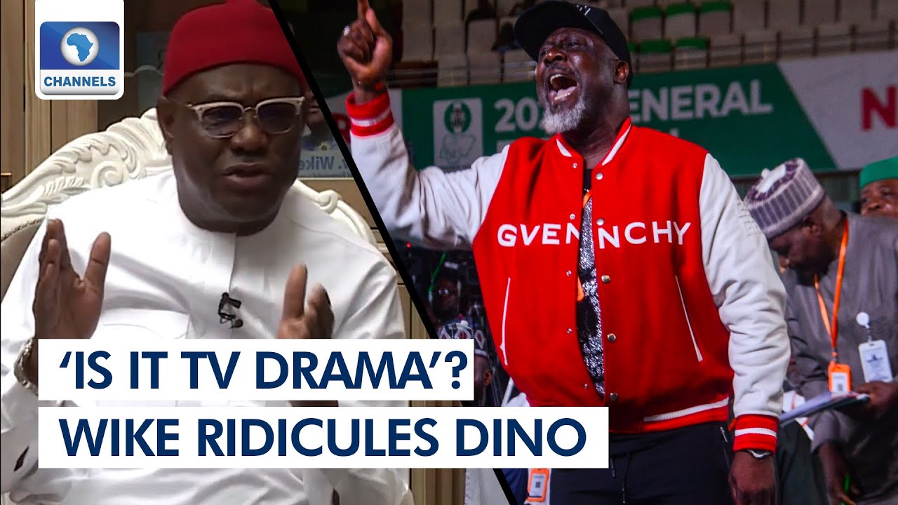 ‘Are We Joking Here’? Wike Laughs Off Dino Melaye's Governorship Ambition