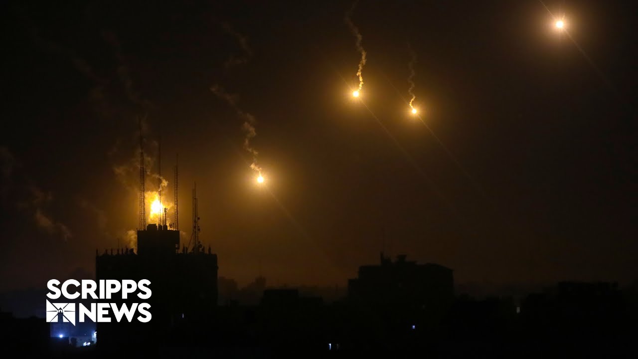 Israel strikes refugee camp as troops advance into Gaza Strip