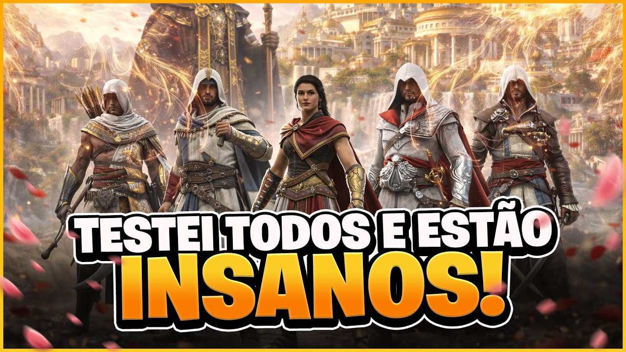 TESTEI TODOS OS NOVOS CAMPE&Otilde;ES DO ASSASSIN'S CREED NO TEST SERVER | Raid Shadow Legends