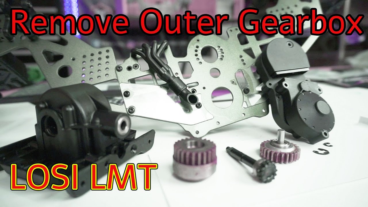 Losi LMT How to Remove the Outer Gear box