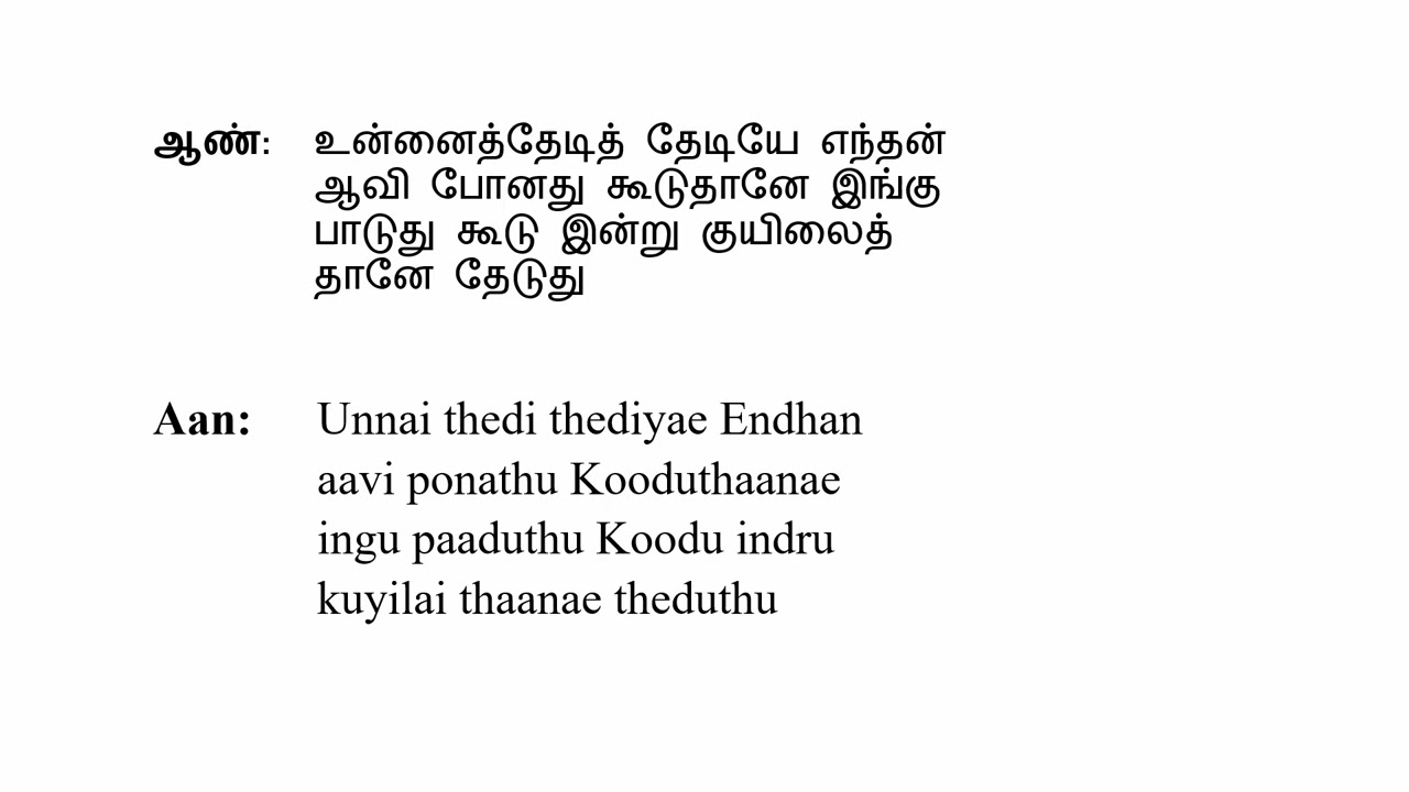 Naan Paadum Mauna Raaham Karaoke