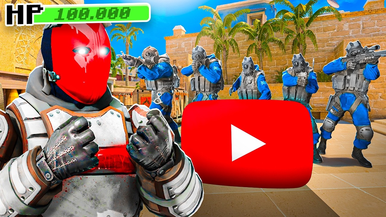 100.000 HP BOSS VS 5 YOUTUBERÓW W CS2!