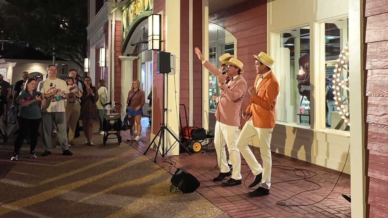 Disney's Boardwalk Boys Live EPCOT Boardwalk Singers at Disney World