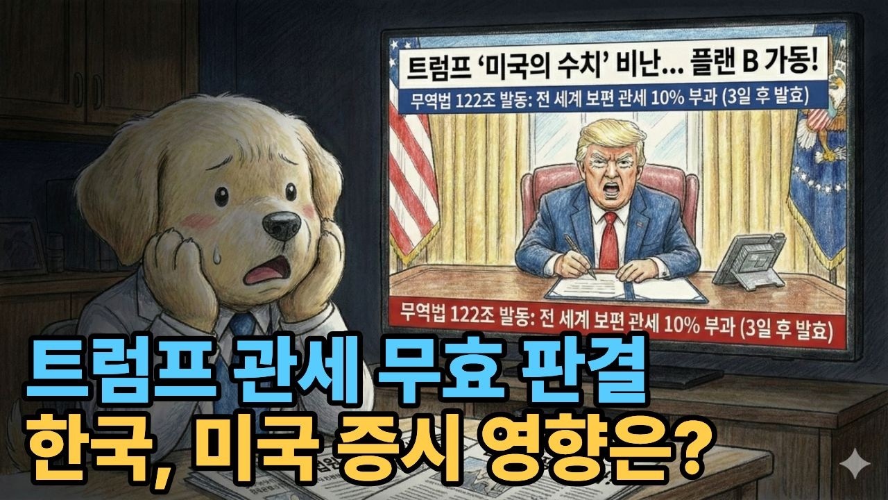트럼프 관세 무효 | 한국, 미국 증시에 무조건 호재일까? (Feat. 250조 유동성)