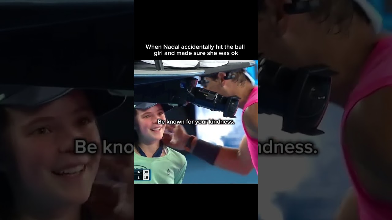 Nadal Accidentally Hits a Ball Girl… Then Shows Pure Class ❤️
