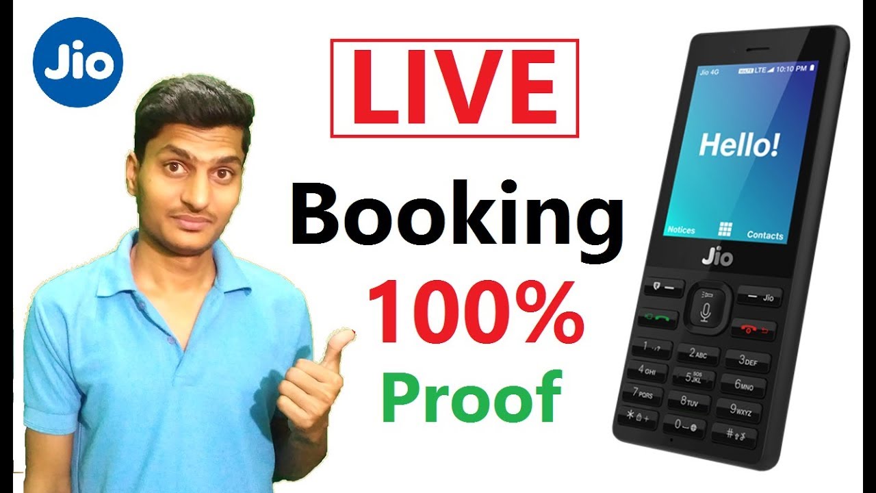 Live Booking Of Jio Phone Rs.1500 With 100% Proof from My jio app |How to Book Jio Phone in Hindi