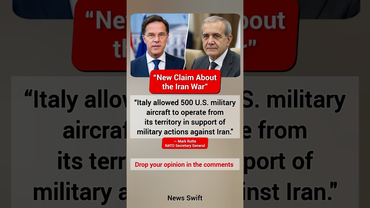 NATO Secretary General REVEALS New Iran War CLAIM