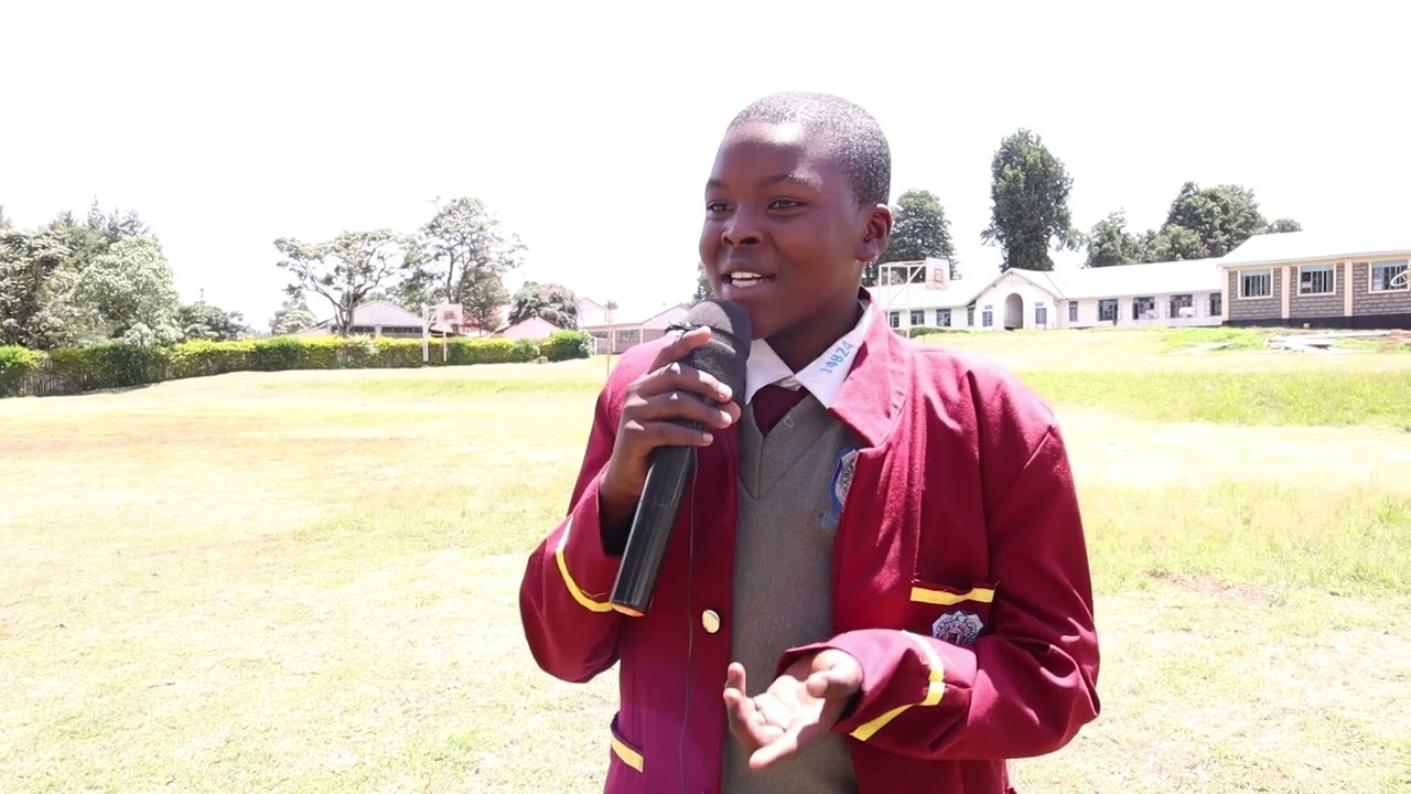 Kabianga School Form One Induction. Students Inspired by Wambugu Wa Kamau@kenyacitizentv