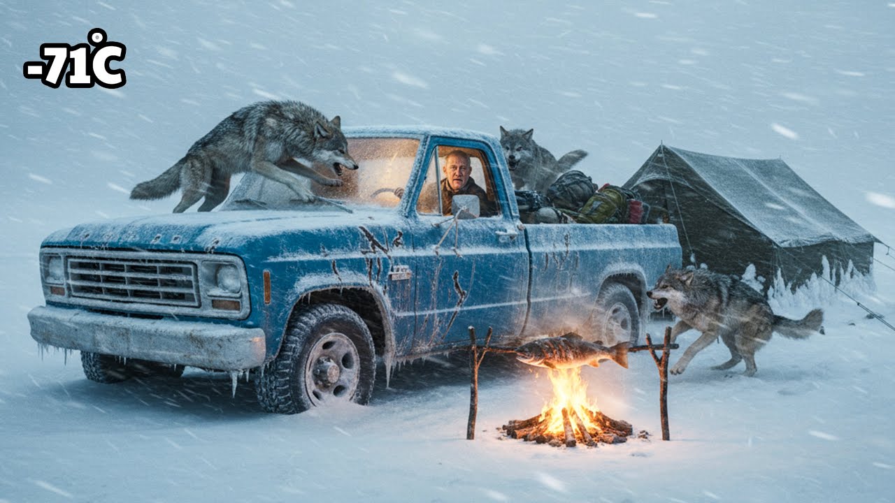 Surviving at –71°C | An 80 Year Old Man Trapped in a Blizzard Protects His Husky from Wolves
