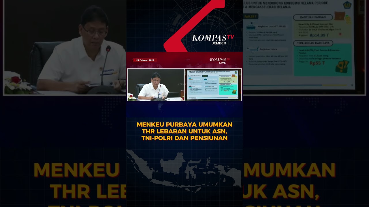 THR ASN, TNI-Polri & Pensiunan 2026 Capai Rp55 Triliun, Begini Penjelasan Menkeu