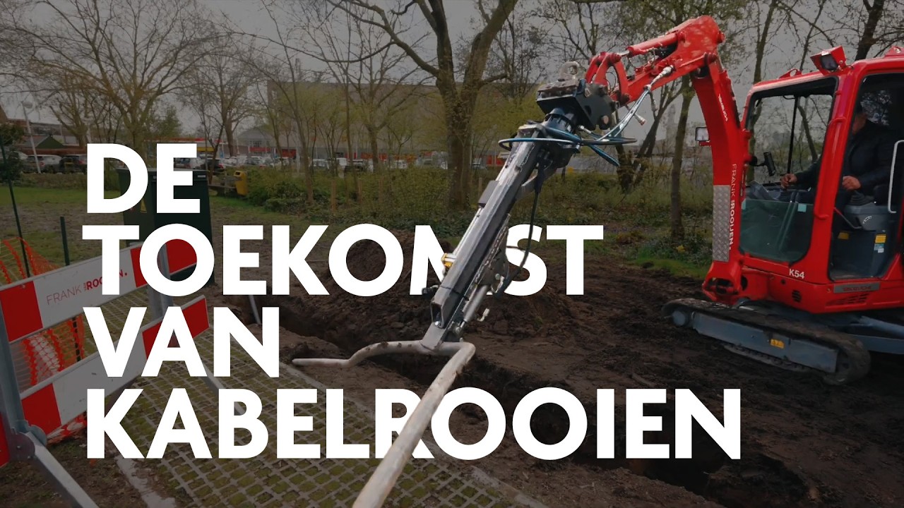 Rooibot brengt innovatie naar de sleuf: sneller en veiliger kabels rooien