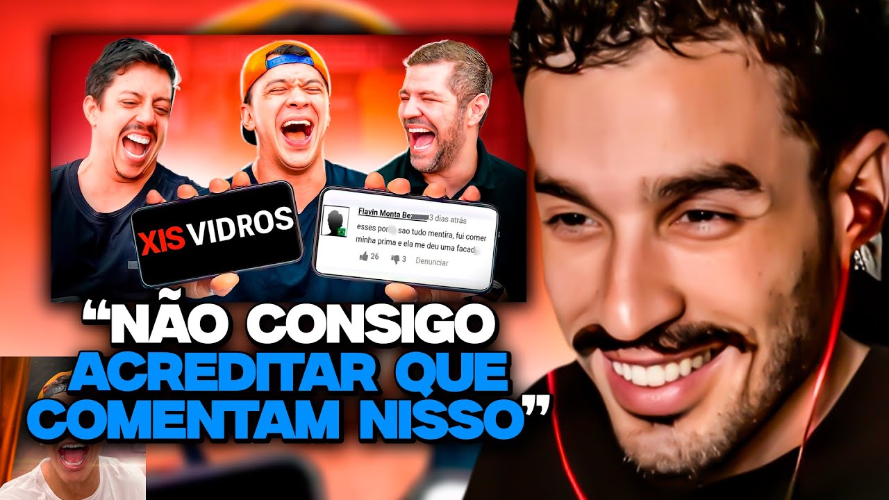 3 HUMORISTAS LENDO COMENTÁRIOS DE UM SITE AÍ... - CANAL CANALHA | REACT DO STAG