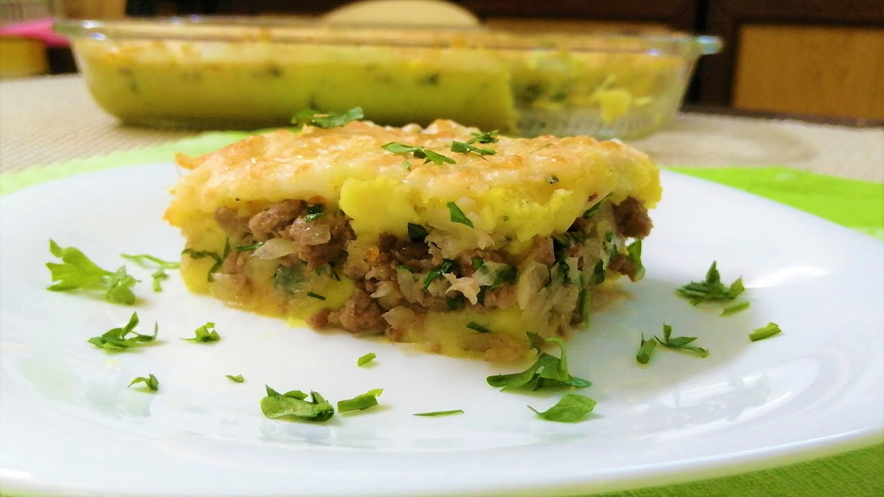 صينية بطاطا باللحمة _بسيطة سهلة وسريعة