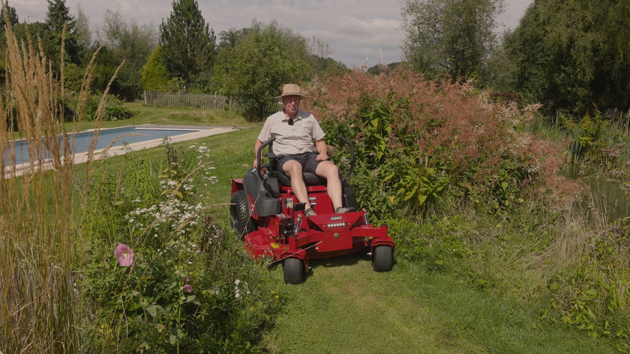 Gartengestaltung Schwegmann – Vorführung Null Wendekreis Mäher FERRIS IS500