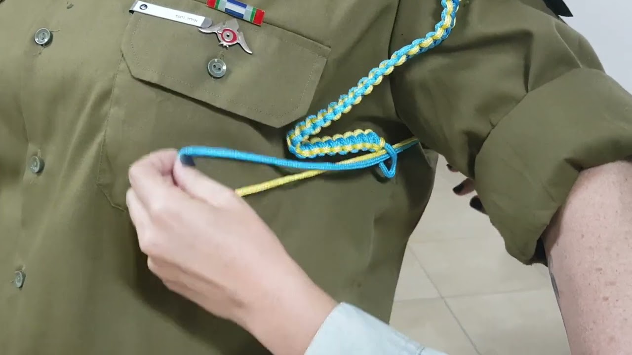 סרטון הדרכה קשירת שרוך מודיעי נפגעים - מדריכה רס