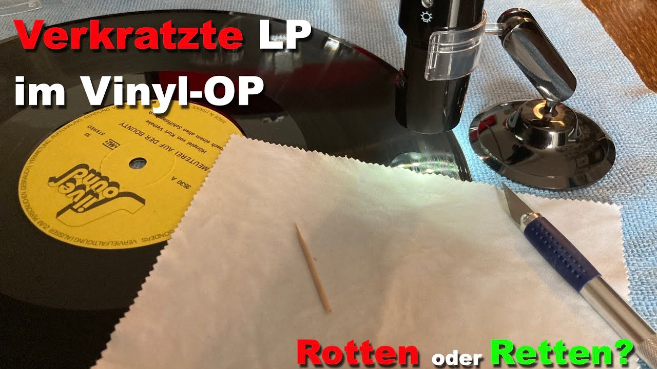 Lassen sich Kratzer in LPs reparieren?