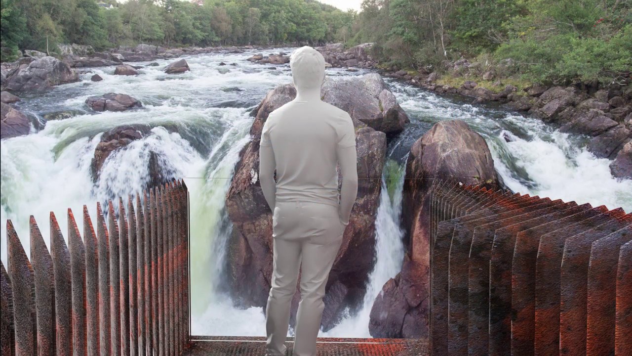 Utsiktspunkter i Fotlandsfossen