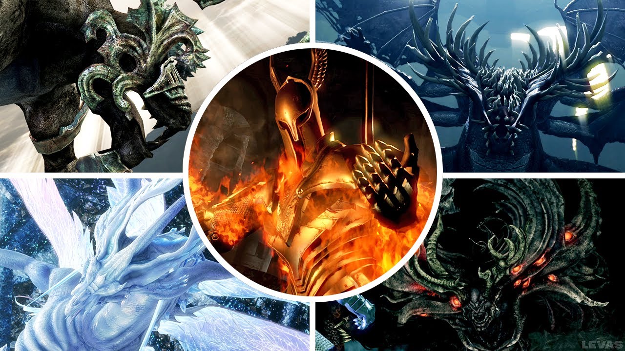 Dark Souls Remastered - All Bosses & Cutscenes