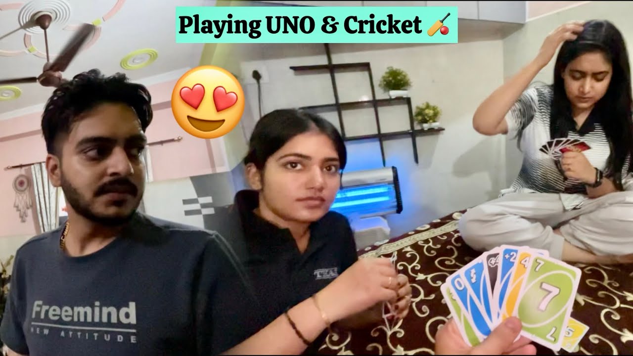 Rachit ke sath UNO khela 😍🃏😂
