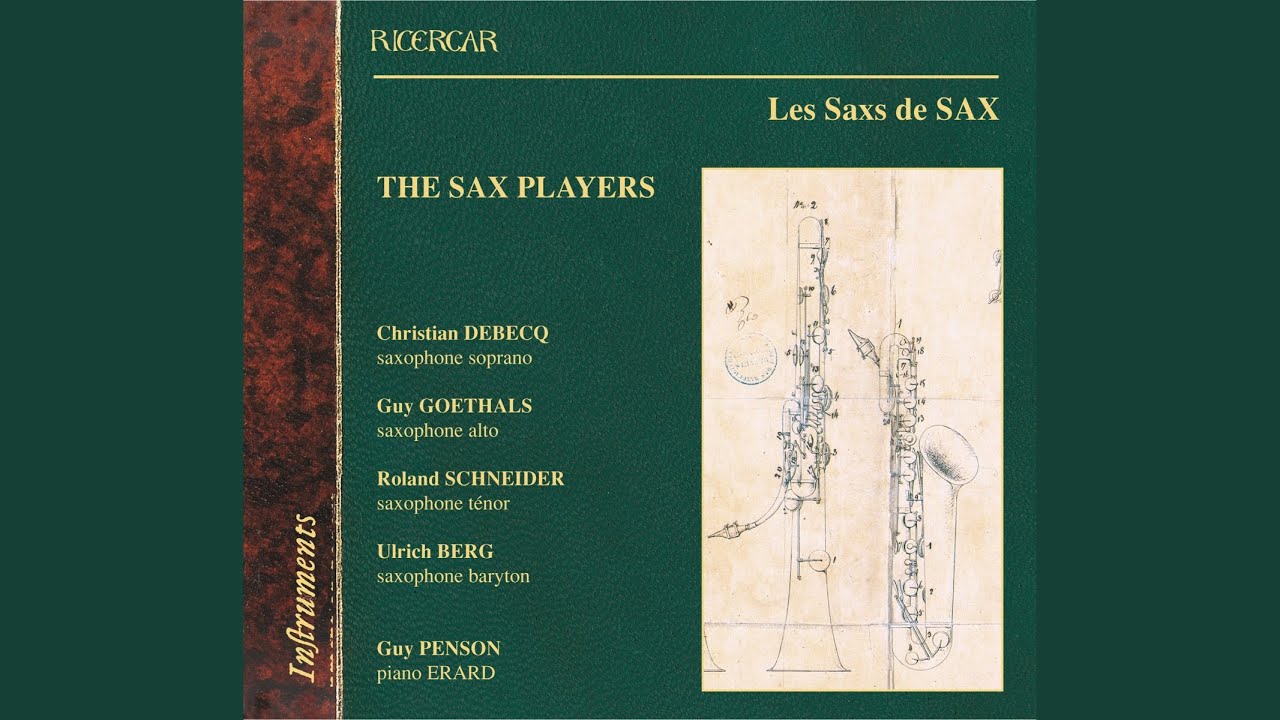 Sérénade pour saxophone alto et piano, Op. 33