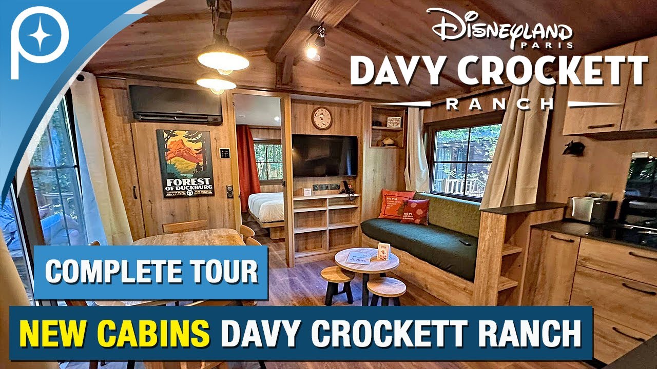 🆕 Complete tour NEW CABINS at Disney Davy Crockett Ranch at Disneyland Paris 2025