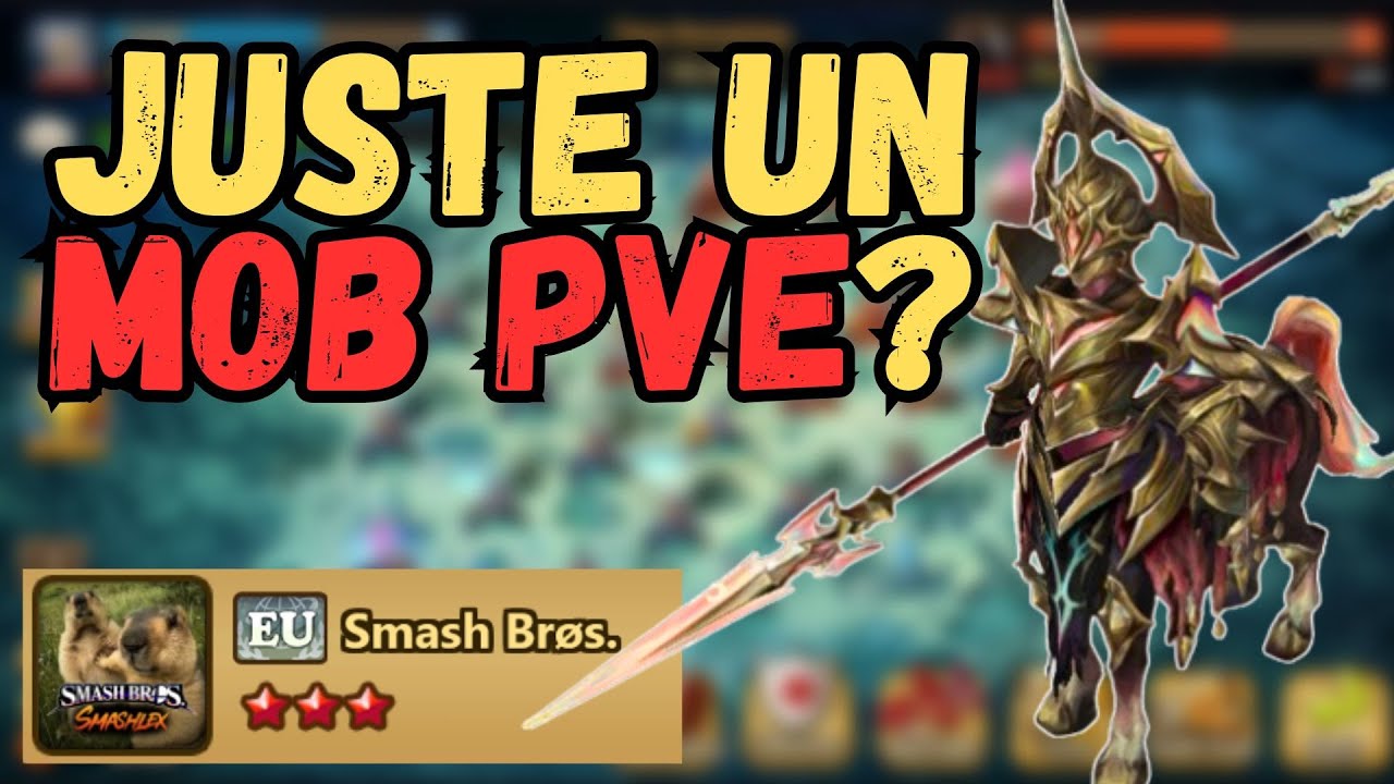 Tournoi si&egrave;ge : On smash leur d&eacute;fense avec un mob PVE ?! SUMMONERS WAR