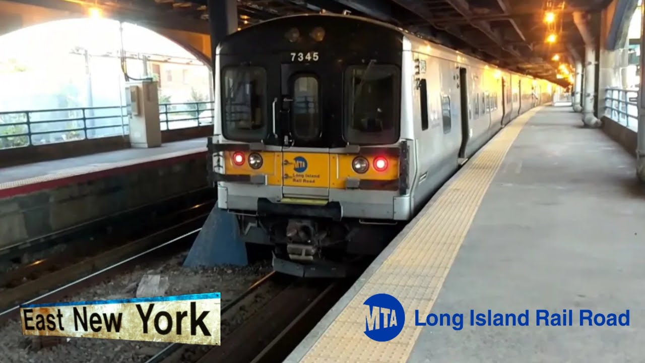 MTA Long Island Railroad Trains at East New York Station (11/5/2021)