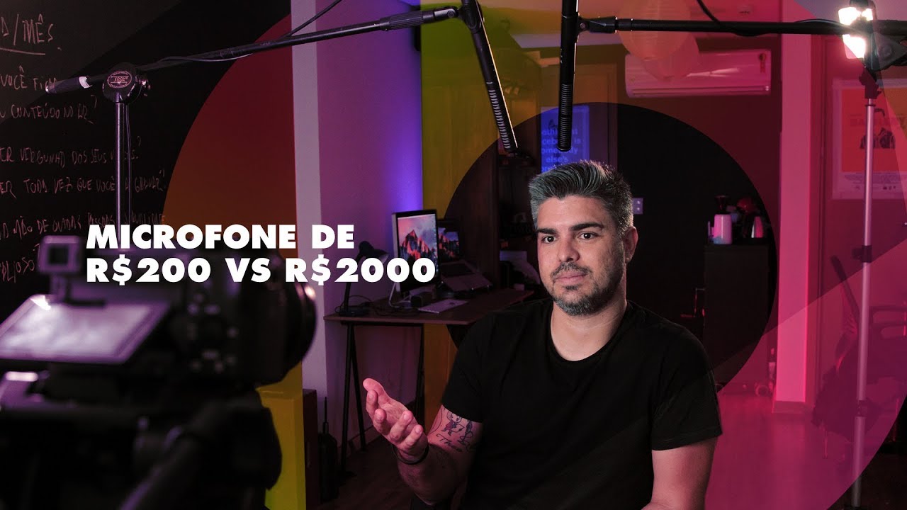MICROFONE DE R$ 200 VS MICROFONE DE R$ 2000 - OZI TECH #022