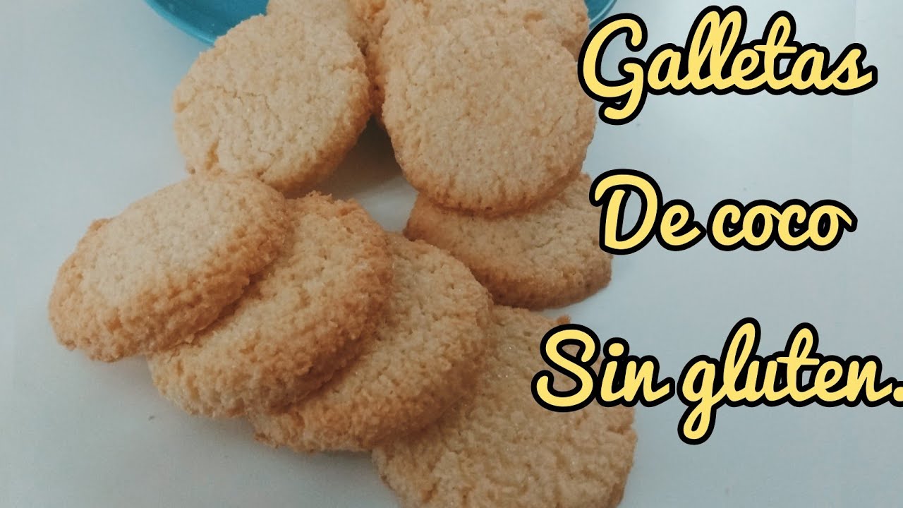 Galletas de coco!! SIN GLUTEN!! Deliciosas y fáciles!!!!!