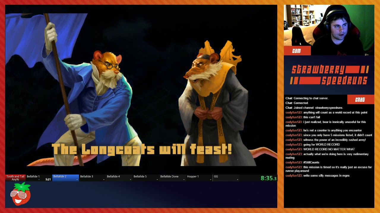 Tooth and Tail Any% in 3:17:05