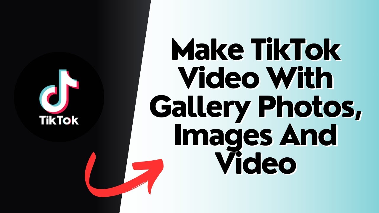 How to make TikTok video with Gallery photos, Images and Video