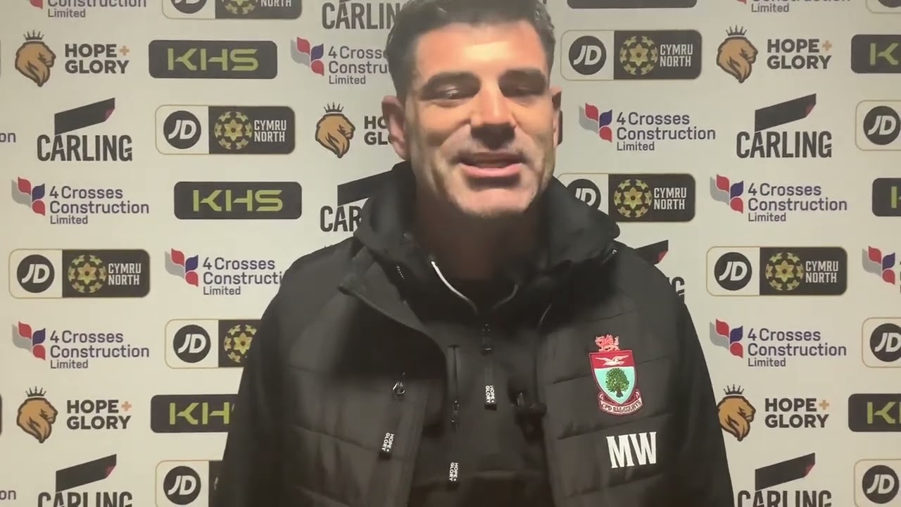 Manager interview - CPD Bae Colwyn vs Flint Mountain - 1st November 2024