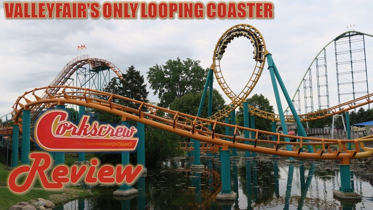 Corkscrew Review, Valleyfair Arrow Looper | Valleyfair's Only Looping Coaster
