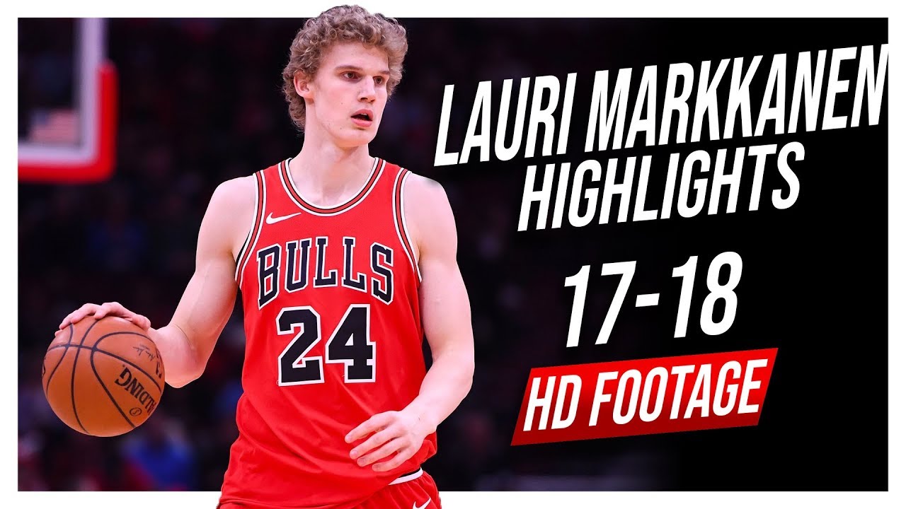 Bulls PF Lauri Markkanen 2017-2018 Season Highlights ᴴᴰ