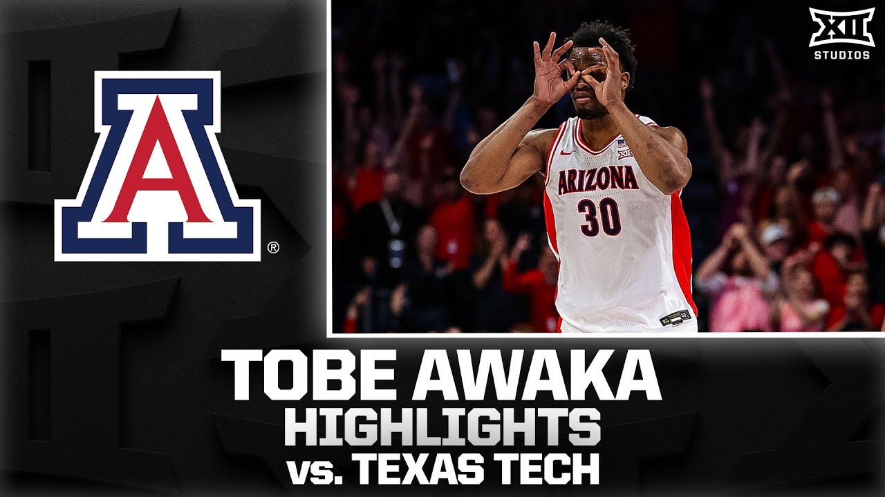Tobe Awaka Highlights vs. #16 Texas Tech | 2025-26 Big 12 Men's Basketball