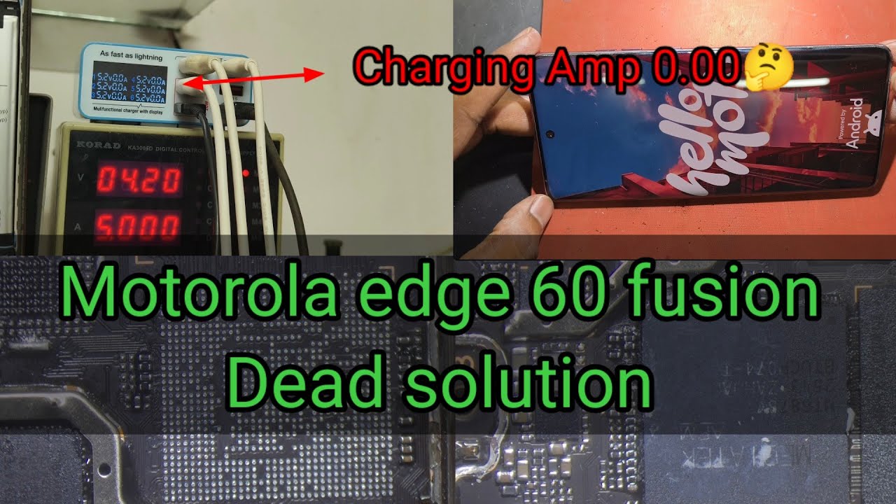 Motorola Edge 60 Fusion Dead Phone Solution | Not Turning On Fix | Complete Repair Guide