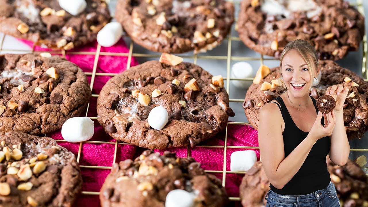These Gooey Rocky Road Cookies are Loaded with Mix-Ins!
